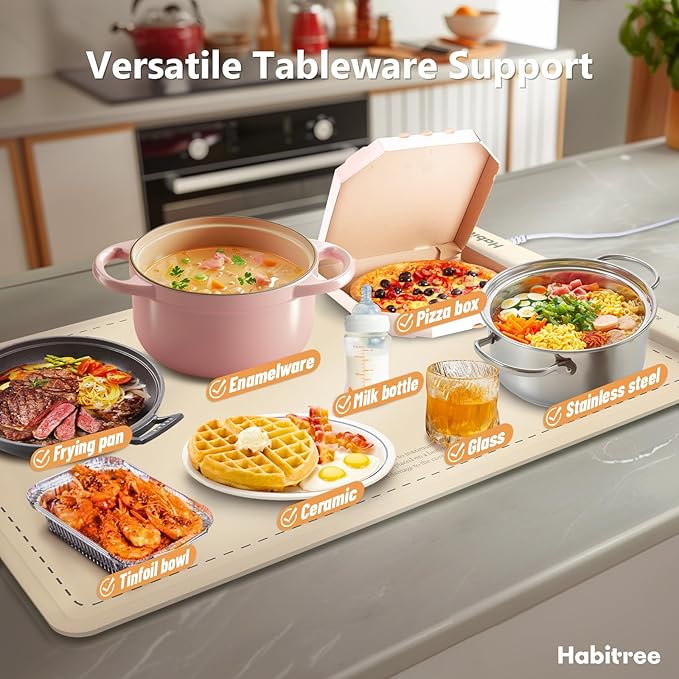 Fast Heating Silicone Food Warming Mat