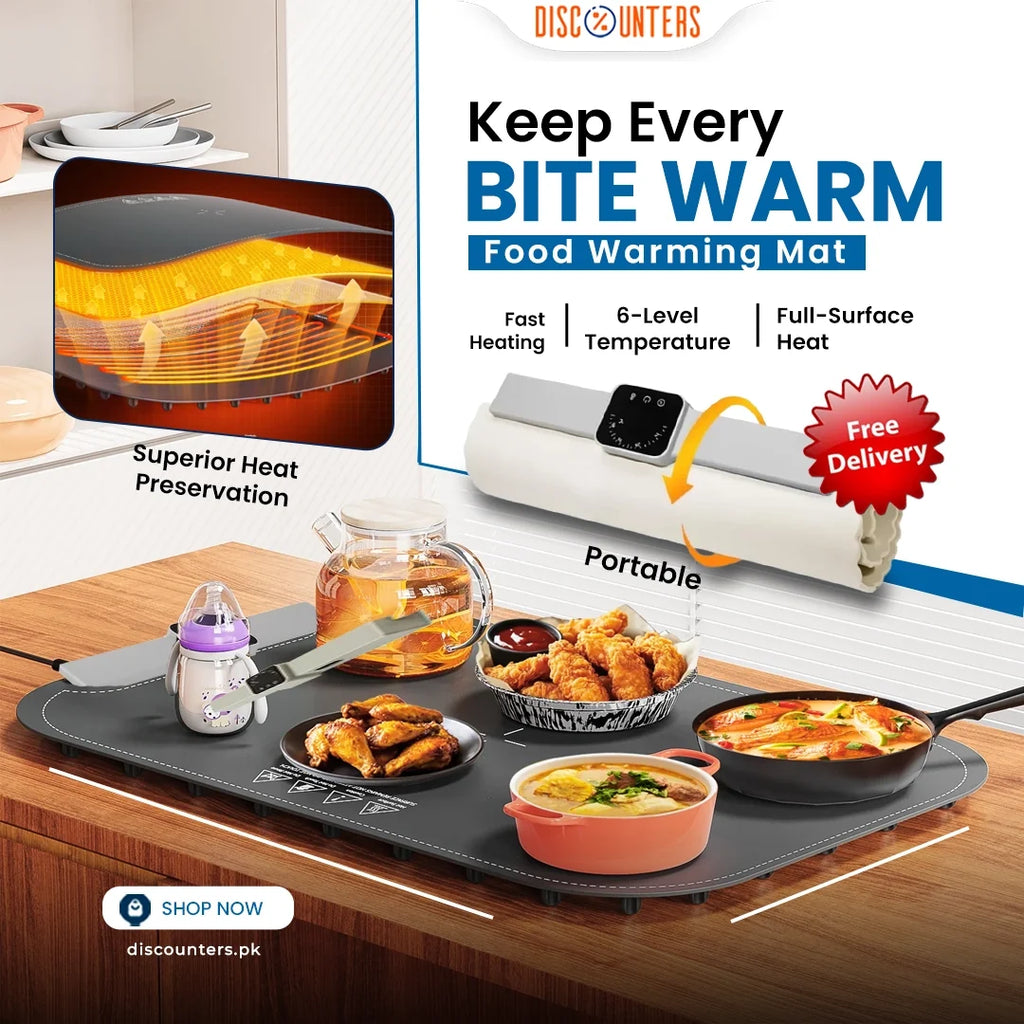 Fast Heating Silicone Food Warming Mat