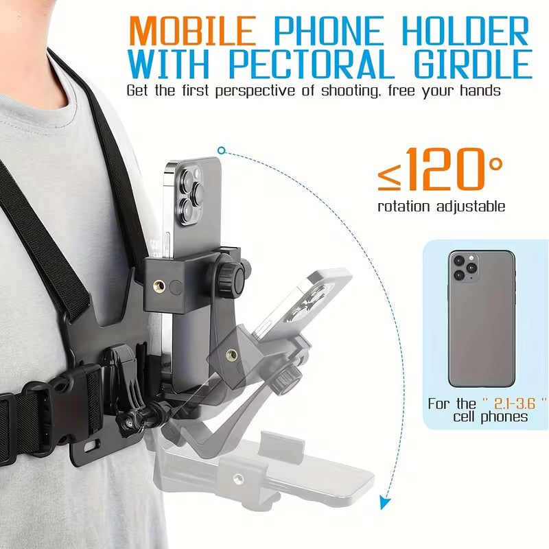 Chest Mount Mobile Holder Strap